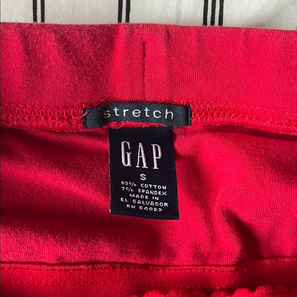 GAP Red Drawstring Tube Top - Picture 2 of 4